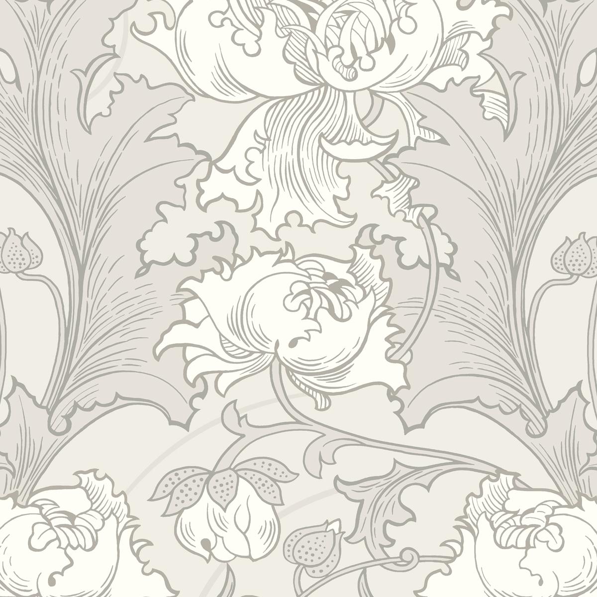 Borastapeter Siri Grey Wallpaper