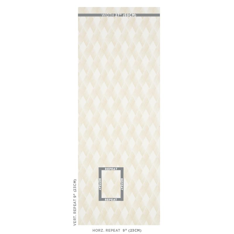 Schumacher Fetlock Natural Wallpaper