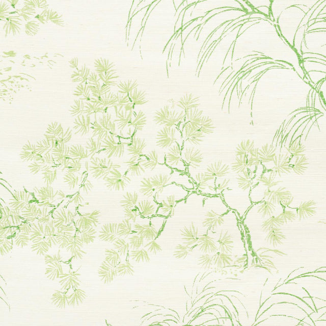 Schumacher Mori Sisal Leaf Wallpaper