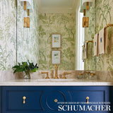 Schumacher Mori Sisal Leaf Wallpaper