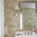 Schumacher Mori Sisal Leaf Wallpaper