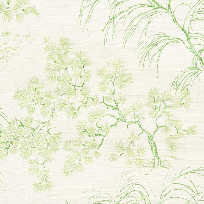 Schumacher Mori Sisal Leaf Wallpaper