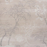 Schumacher Mori Hemp Shimmer Moonstone Wallpaper