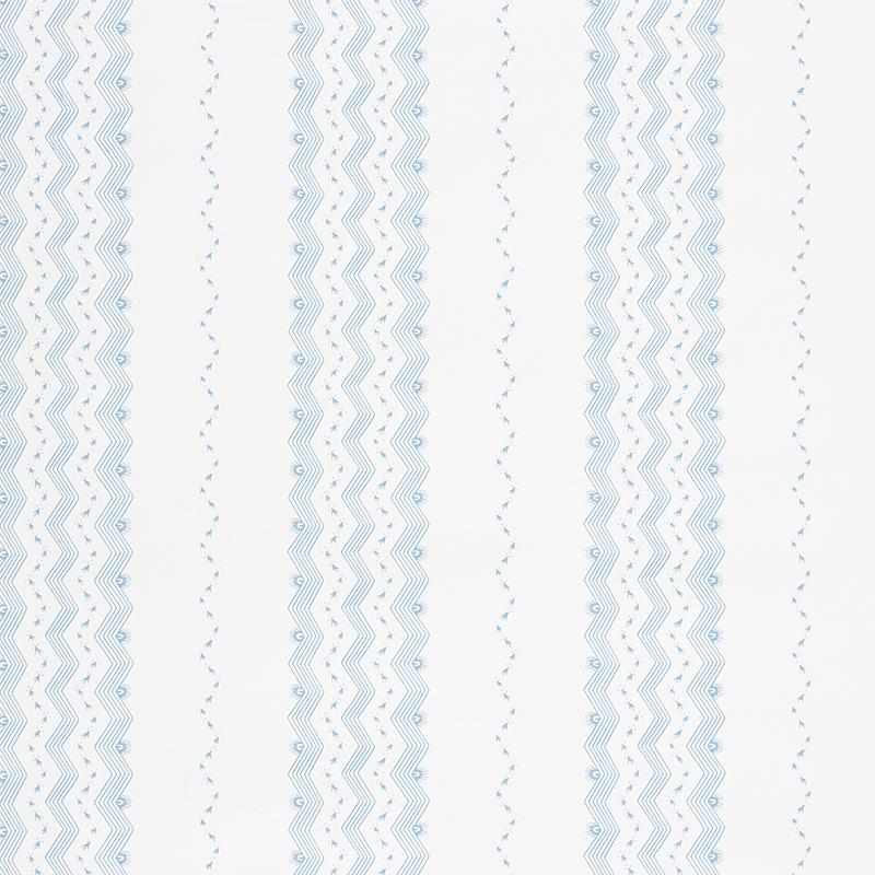 Schumacher Nauset Stripe Sky Wallpaper