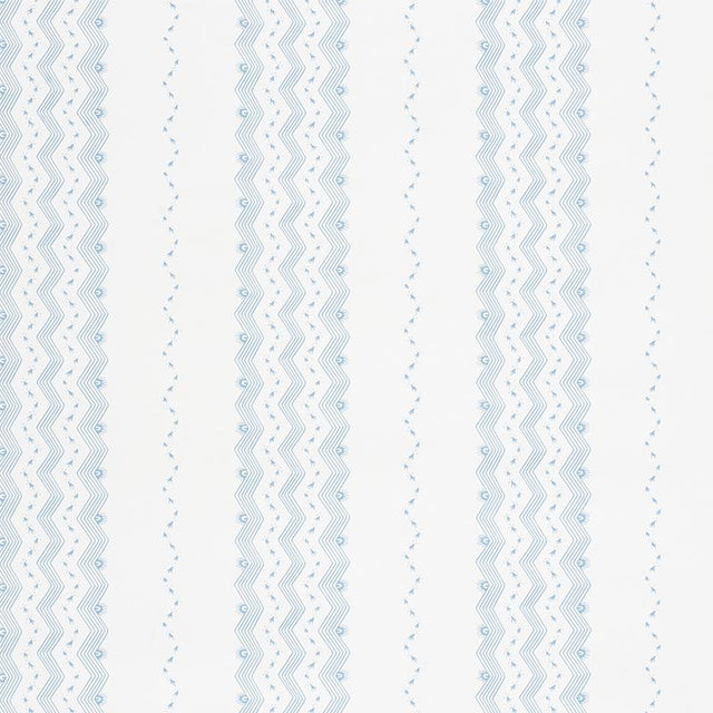 Schumacher Nauset Stripe Sky Wallpaper