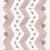 Schumacher Nauset Stripe Sienna Wallpaper