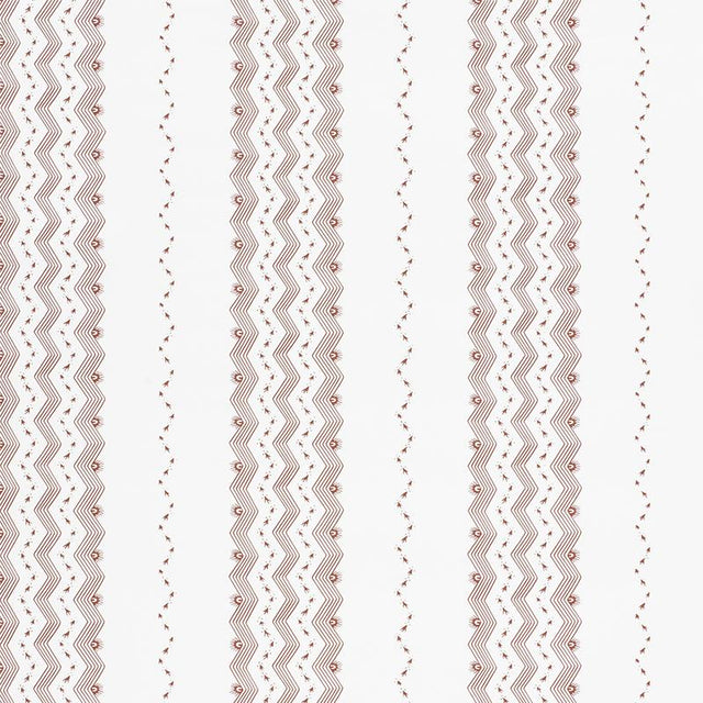 Schumacher Nauset Stripe Sienna Wallpaper