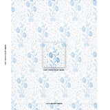 Schumacher Khilana Floral Porcelain Wallpaper