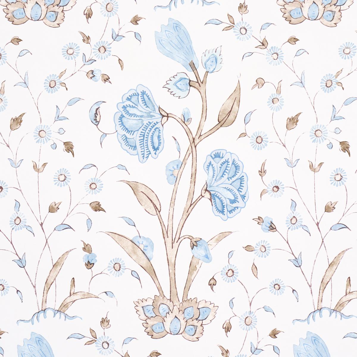 Schumacher Khilana Floral Sky Wallpaper – DecoratorsBest