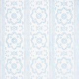 Schumacher Sunda Hand Blocked Print Sky Wallpaper