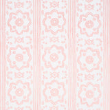 Schumacher Sunda Hand Blocked Print Blush Wallpaper