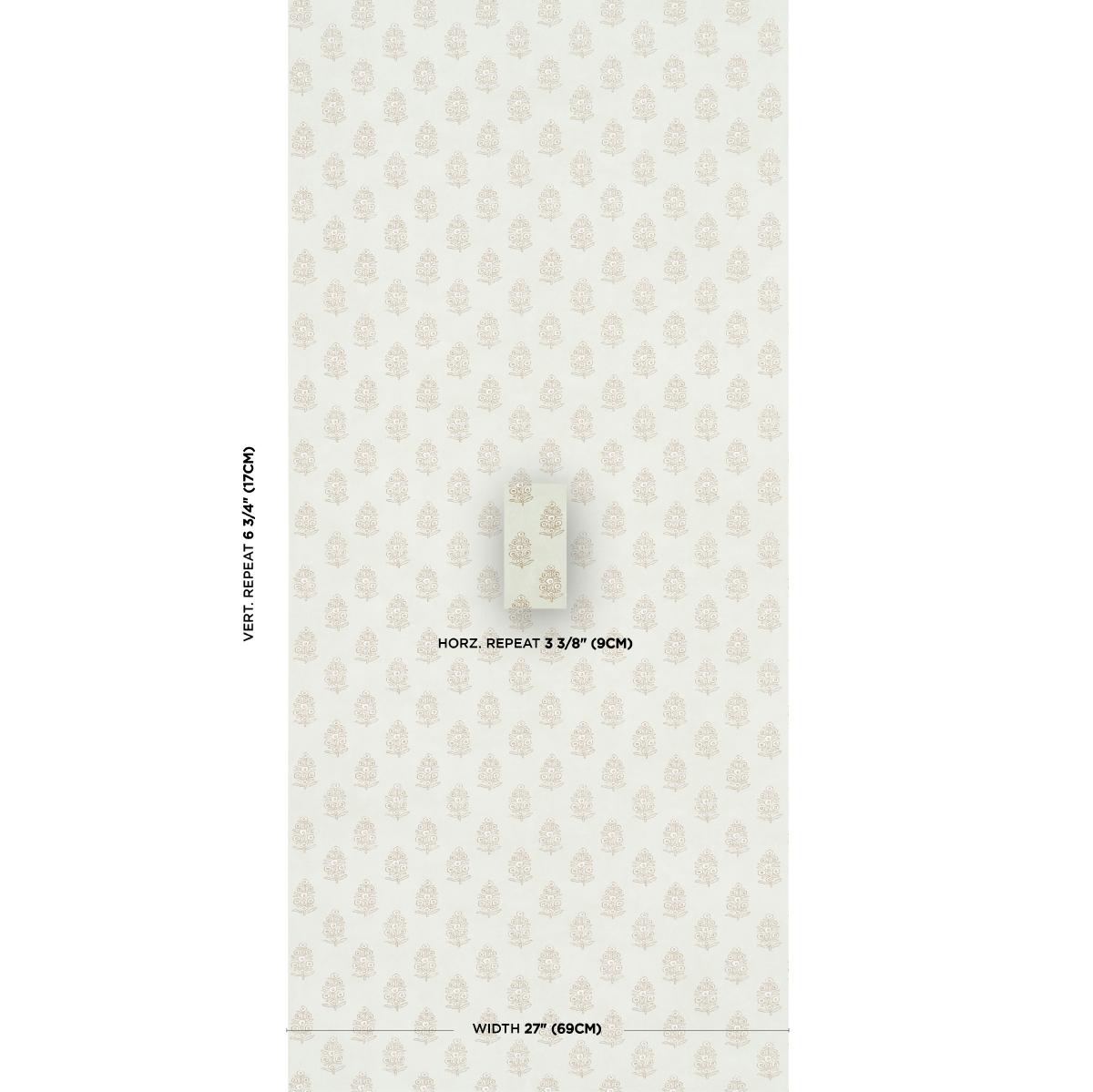 Schumacher Aditi Sage Wallpaper