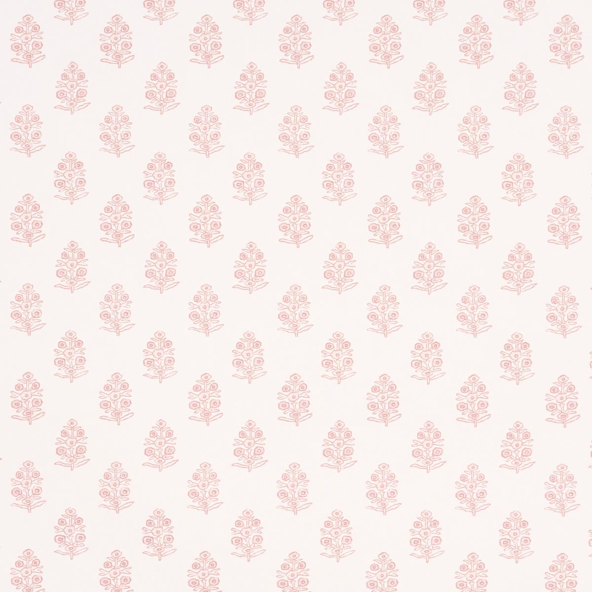 Schumacher Aditi Blush Wallpaper