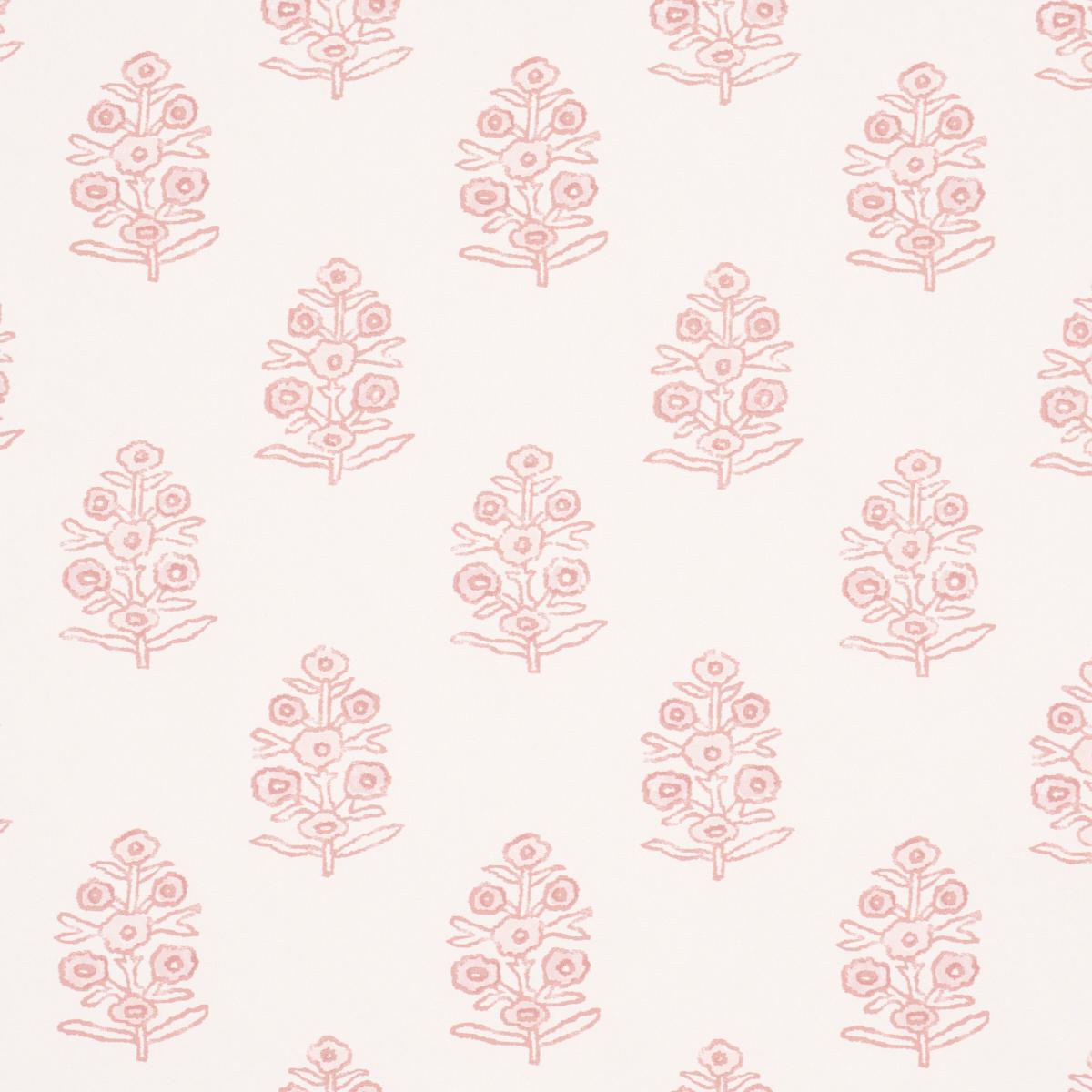 Schumacher Aditi Blush Wallpaper