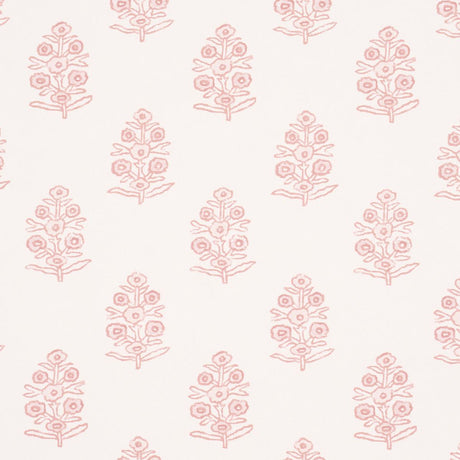 Schumacher Aditi Blush Wallpaper