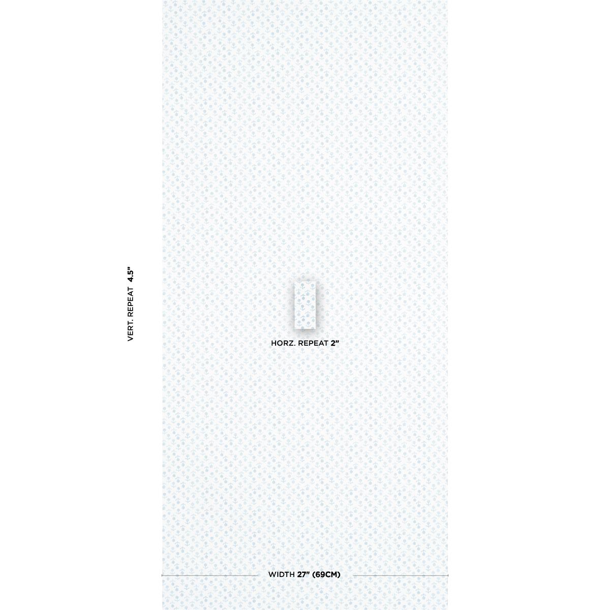 Schumacher Beatriz Sky Wallpaper