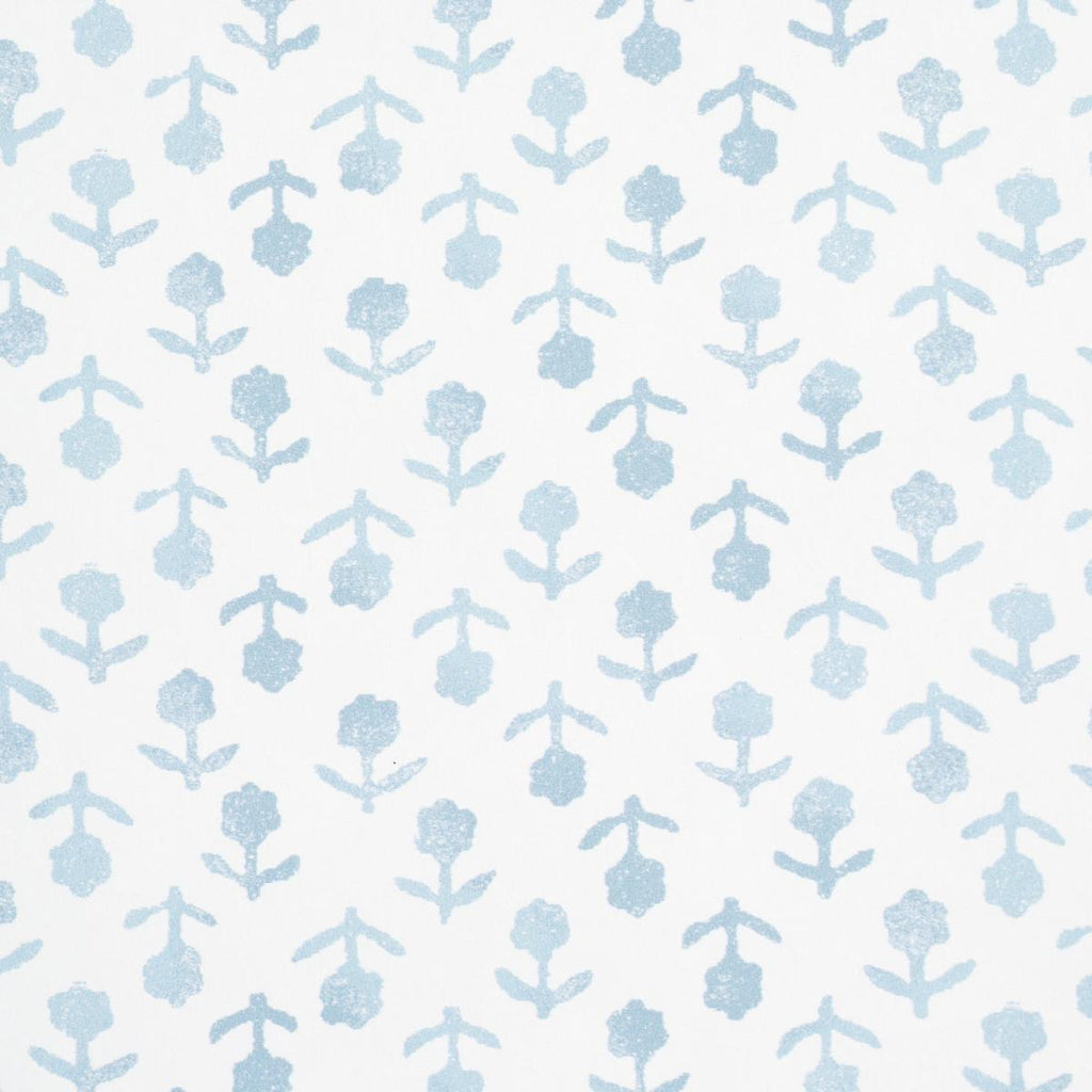 Schumacher Beatriz Sky Wallpaper – DecoratorsBest