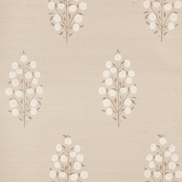 Schumacher Josepha Sisal Neutral Wallpaper