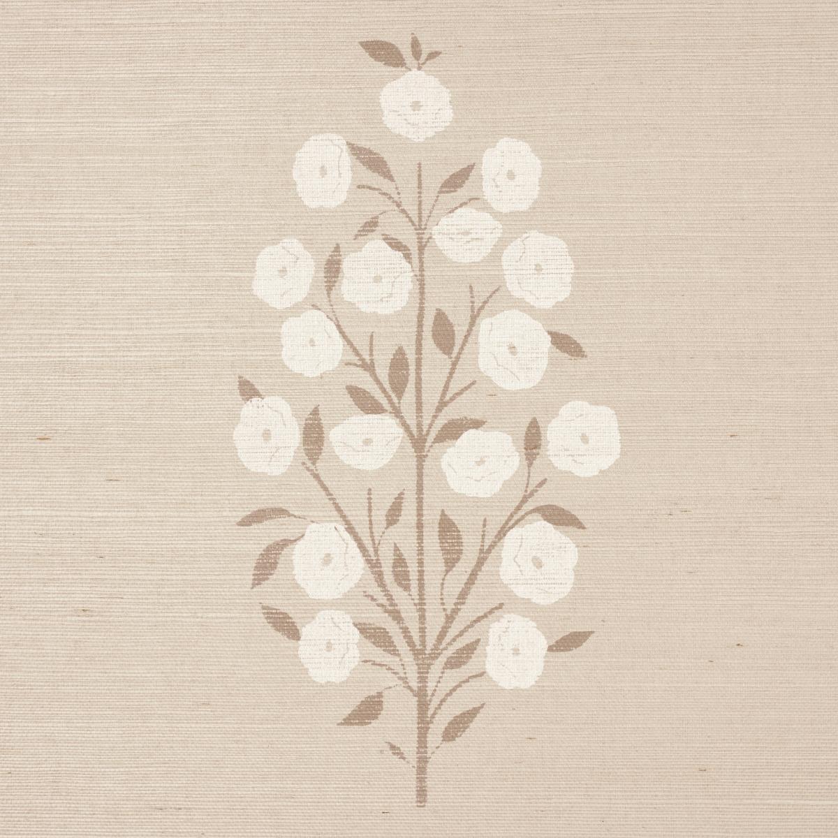 Schumacher Josepha Sisal Neutral Wallpaper