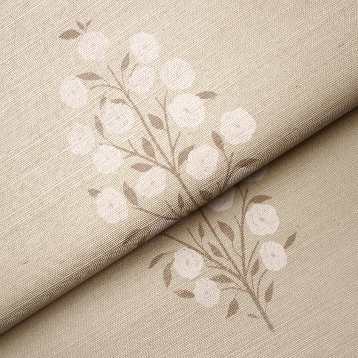 Schumacher Josepha Sisal Neutral Wallpaper