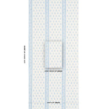 Schumacher Katsura Stripe Ii Chambray Wallpaper