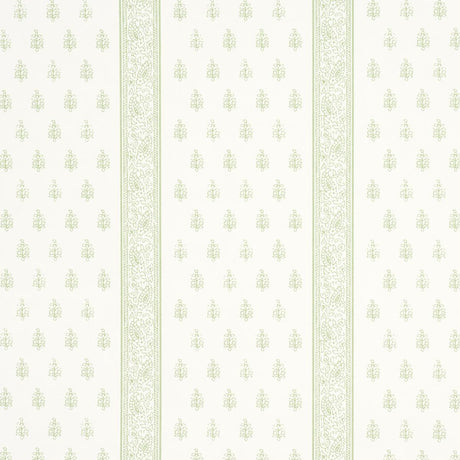 Schumacher Katsura Stripe Ii Leaf Wallpaper