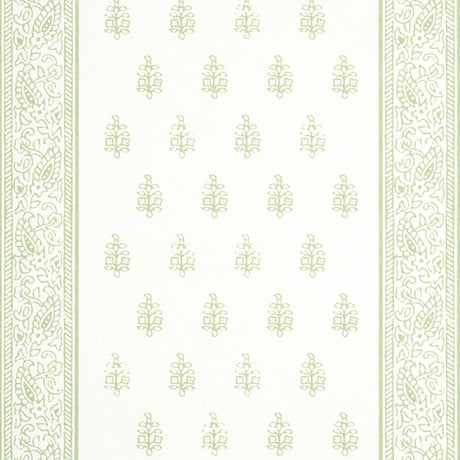 Schumacher Katsura Stripe Ii Leaf Wallpaper
