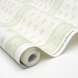 Schumacher Katsura Stripe Ii Leaf Wallpaper