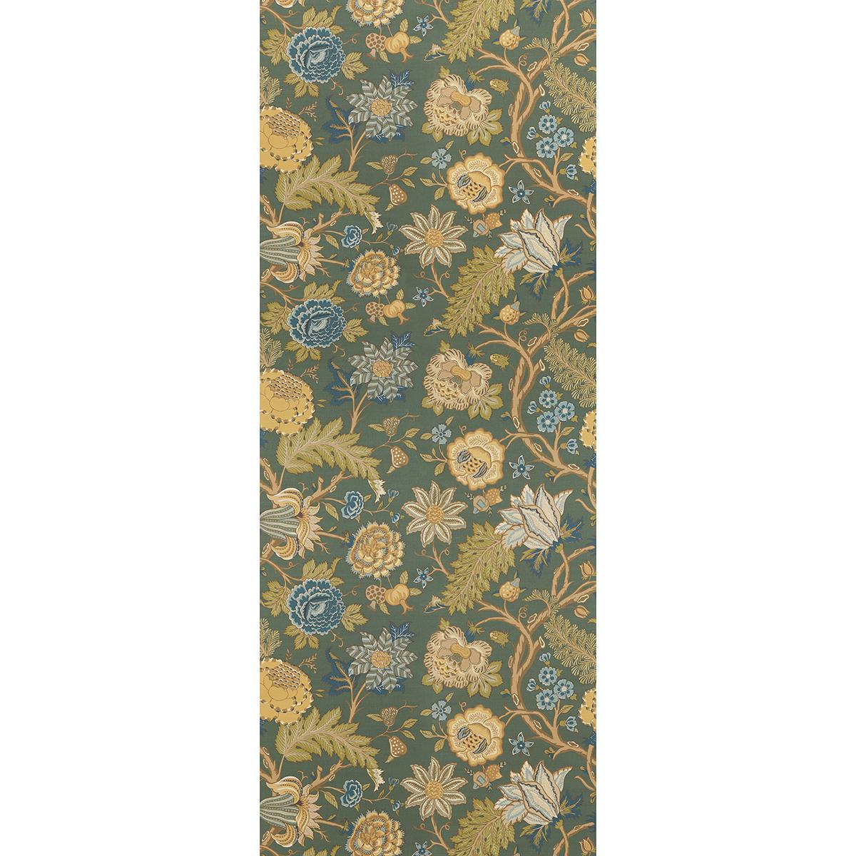 Schumacher Darsy Tree Of Life Sisal Panel Set Juniper Wallpaper