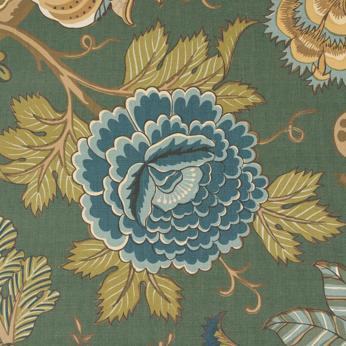 Schumacher Darsy Tree Of Life Sisal Panel Set Juniper Wallpaper