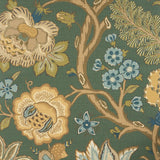 Schumacher Darsy Tree Of Life Sisal Panel Set Juniper Wallpaper