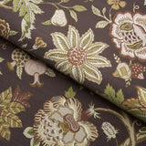 Schumacher Darsy Tree Of Life Sisal Sepia Wallpaper