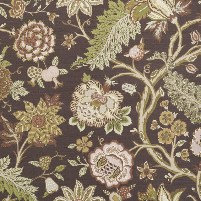 Schumacher Darsy Tree Of Life Sisal Sepia Wallpaper