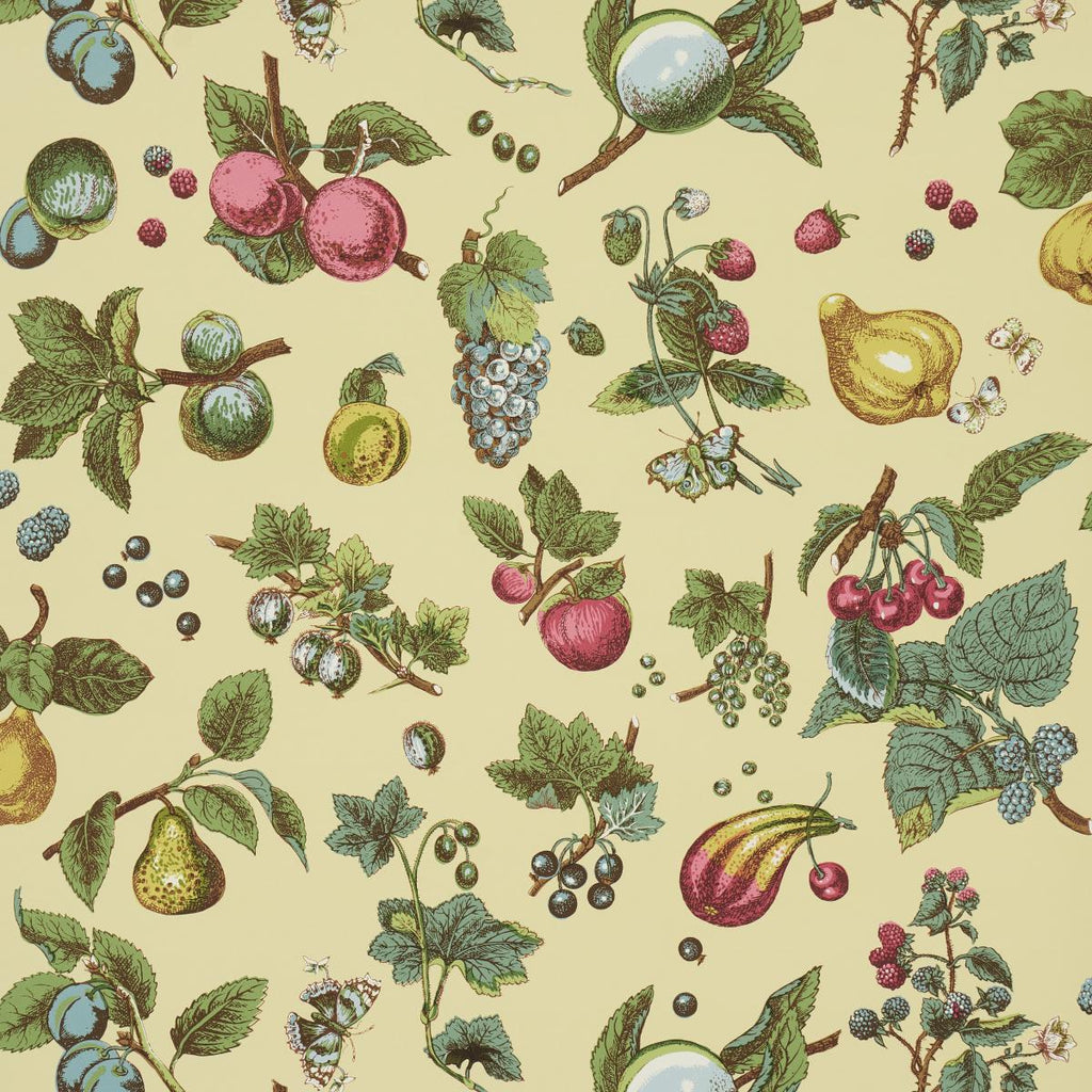 Schumacher Berry Grove Butter Wallpaper
