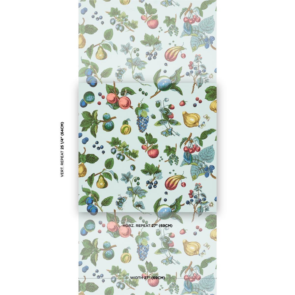 Schumacher Berry Grove Sky Wallpaper