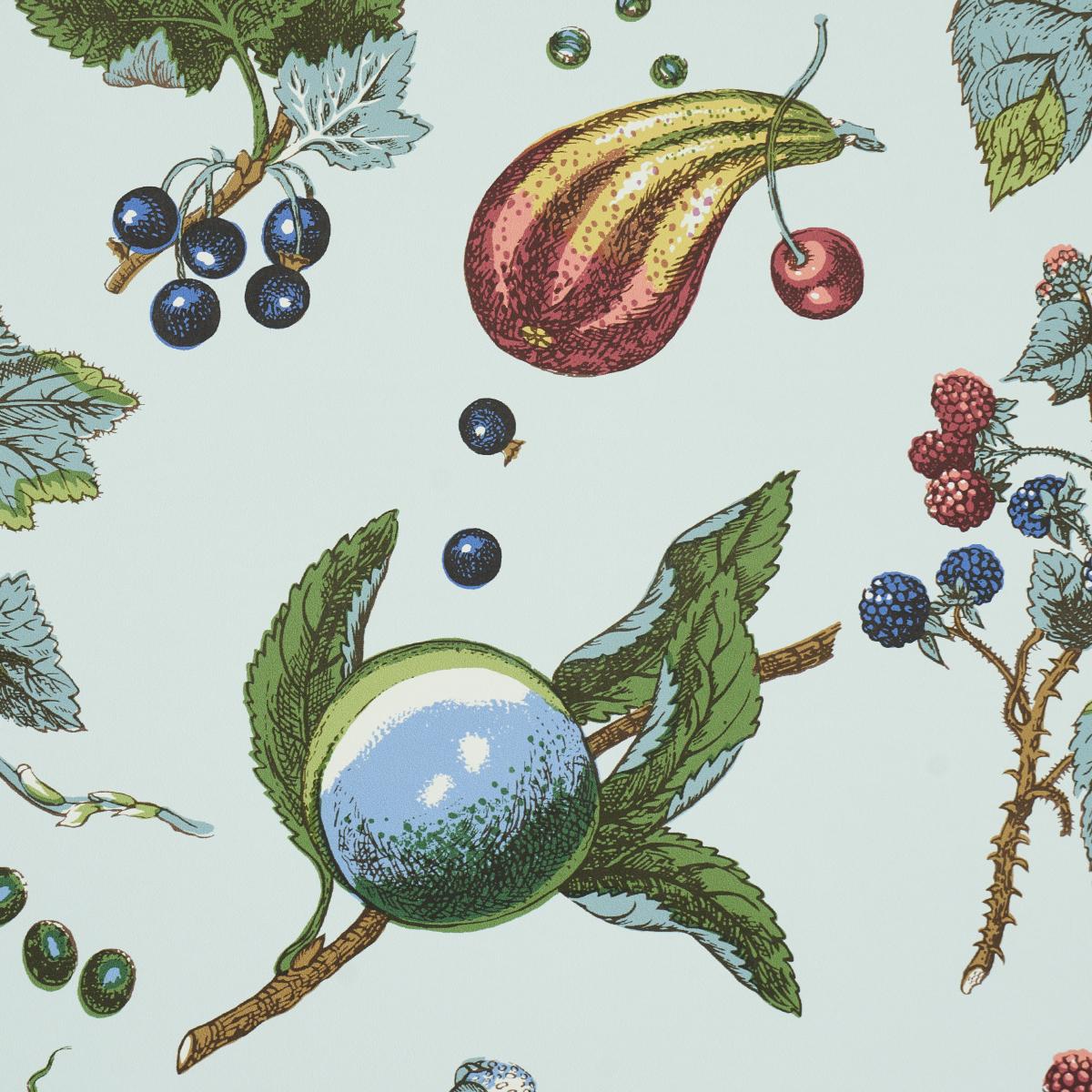 Schumacher Berry Grove Sky Wallpaper