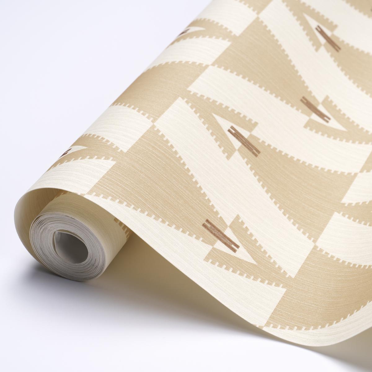 Schumacher Kalido Oat Wallpaper