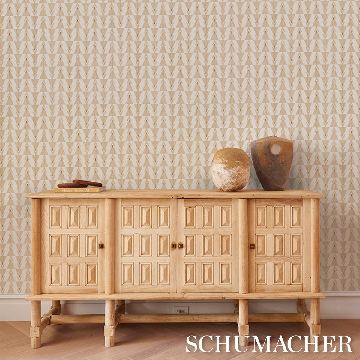 Schumacher Kalido Oat Wallpaper