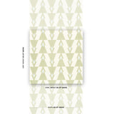 Schumacher Kalido Pistachio Wallpaper