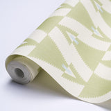 Schumacher Kalido Pistachio Wallpaper