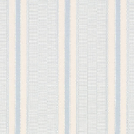 Schumacher Ipala Stripe Vinyl Sky Wallpaper
