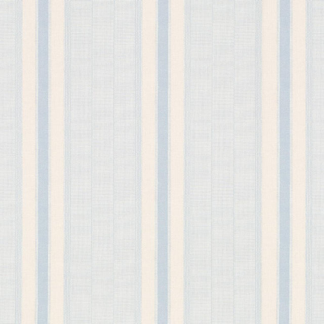 Schumacher Ipala Stripe Vinyl Sky Wallpaper