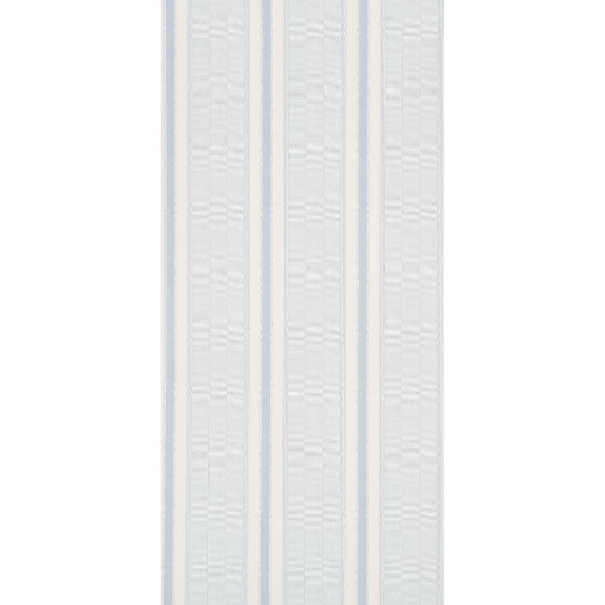 Schumacher Ipala Stripe Vinyl Sky Wallpaper