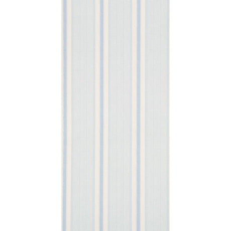 Schumacher Ipala Stripe Vinyl Sky Wallpaper