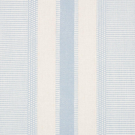 Schumacher Ipala Stripe Vinyl Sky Wallpaper
