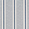 Schumacher Ipala Stripe Vinyl Ocean Wallpaper