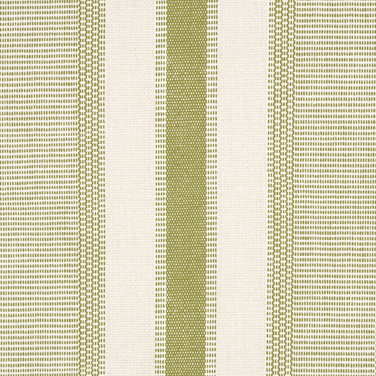 Schumacher Ipala Stripe Vinyl Fern Wallpaper