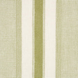 Schumacher Ipala Stripe Vinyl Fern Wallpaper