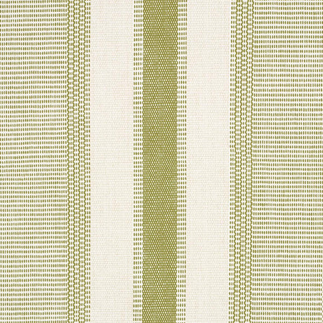 Schumacher Ipala Stripe Vinyl Fern Wallpaper