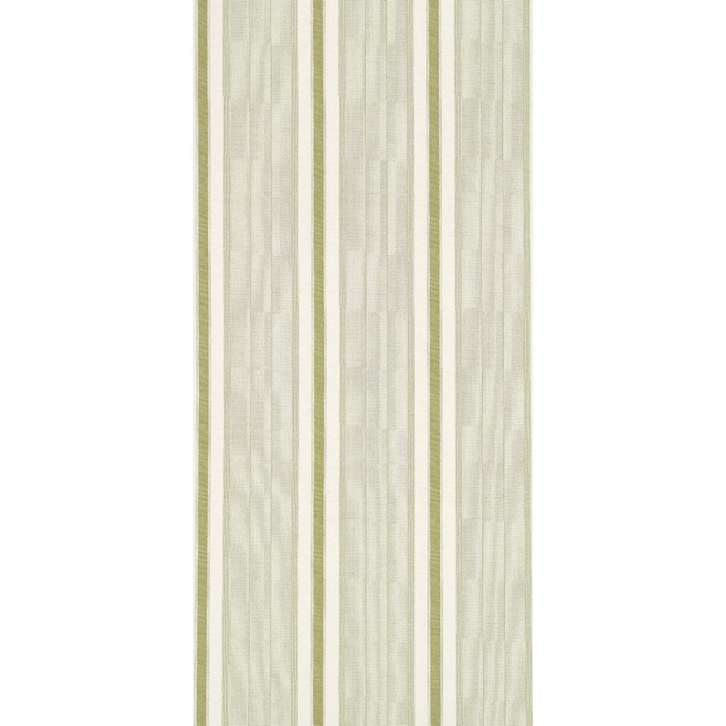 Schumacher Ipala Stripe Fern Wallpaper